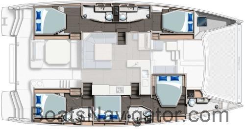 Leopard 50 Power Catamaran specs and reviews